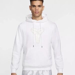 NWT men's medium nike Kobe Bryant Halo White Mamba Hoodie Sweatshirt HF0066-100